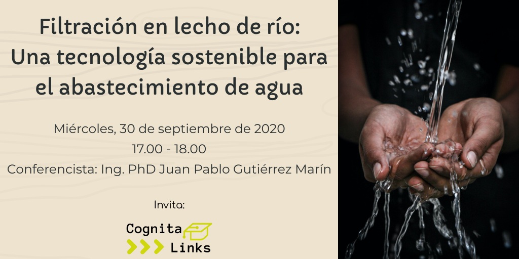 Filtración lecho del río, abastecimiento del agua  