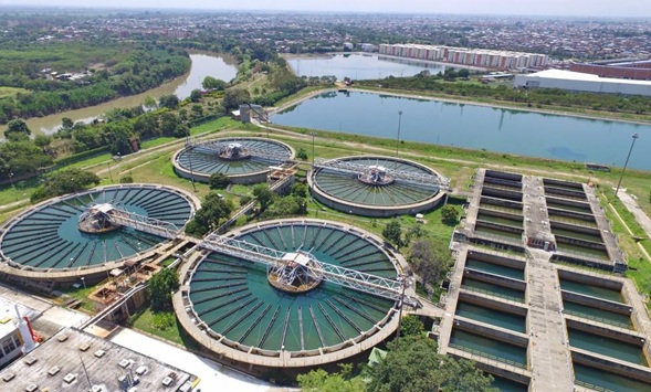 Planta de potabilización Puerto Mallarino. Cali - Colombia (cortesía de DLC)